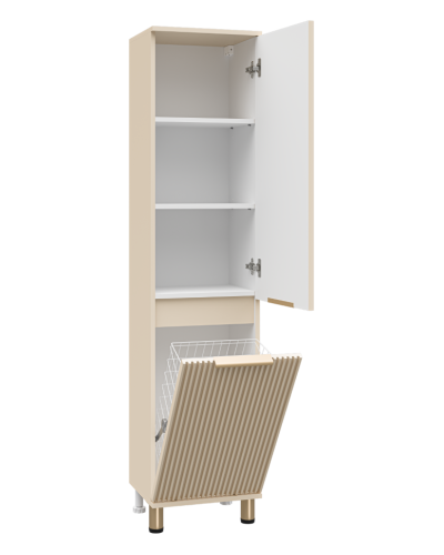 ENFIDA - 40 Пенал универс. правый бежевый с Б/К