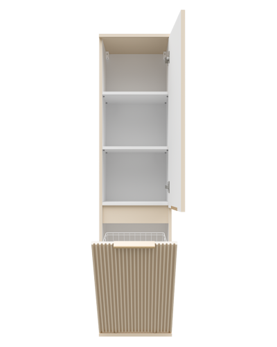 ENFIDA - 40 Пенал универс. правый бежевый с Б/К