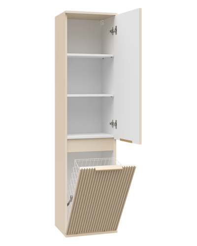 ENFIDA - 40 Пенал универс. правый бежевый с Б/К