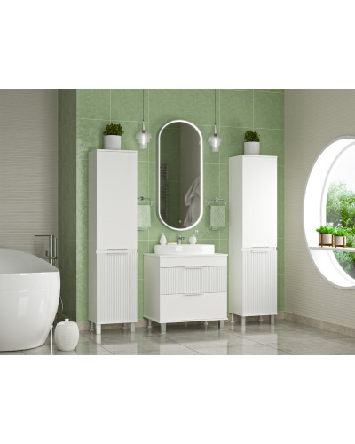 ENFIDA - 40 Пенал универс. правый белый с Б/К