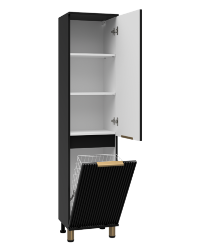 ENFIDA - 40 Пенал универс. правый черный с Б/К