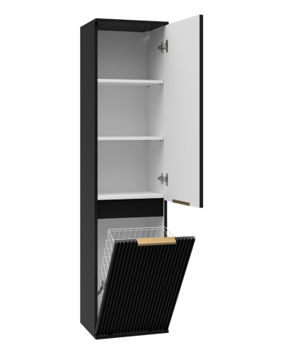 ENFIDA - 40 Пенал универс. правый черный с Б/К