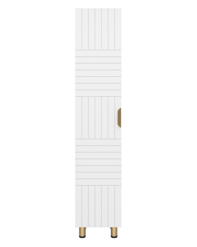 GLOSTER - 35 Пенал напольный левый, белый