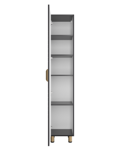 GLOSTER - 35 Пенал напольный левый, графит
