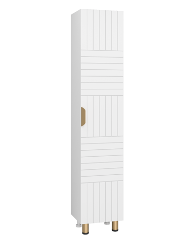 GLOSTER - 35 Пенал напольный правый, белый