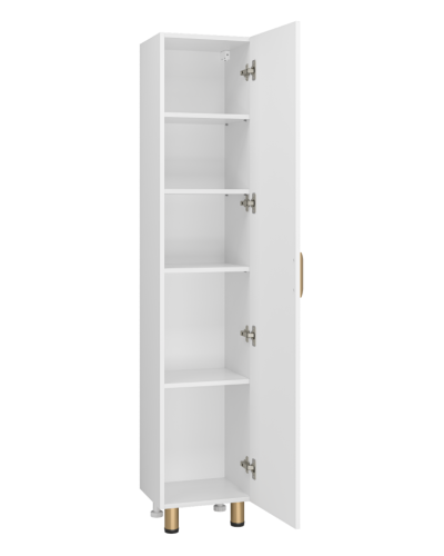 GLOSTER - 35 Пенал напольный правый, белый