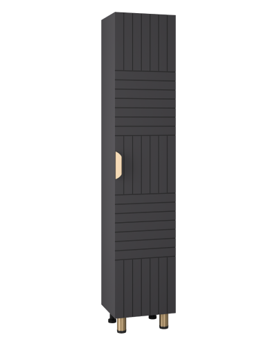 GLOSTER - 35 Пенал напольный правый, графит