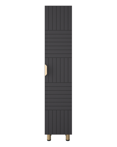 GLOSTER - 35 Пенал напольный правый, графит