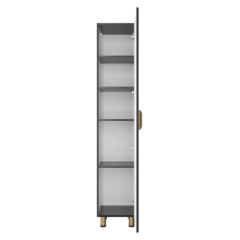 GLOSTER - 35 Пенал напольный правый, графит