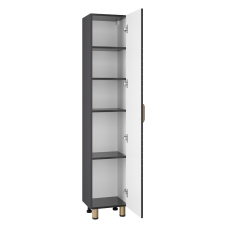 GLOSTER - 35 Пенал напольный правый, графит