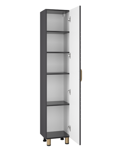 GLOSTER - 35 Пенал напольный правый, графит