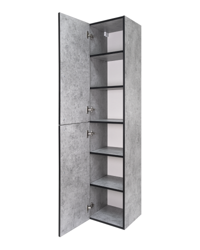 ROCK - 35 Пенал Brevita левый подвесной светло-серый (Чикаго) ЛДСП О