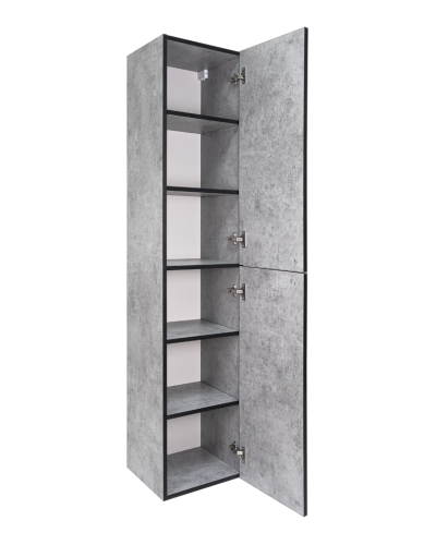 ROCK - 35 Пенал Brevita правый подвесной светло-серый (Чикаго) ЛДСП О