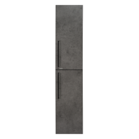 ROCK - 35 Пенал Brevita правый подвесной темно-серый (Чикаго) ЛДСП О