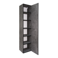 ROCK - 35 Пенал Brevita правый подвесной темно-серый (Чикаго) ЛДСП О