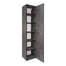 ROCK - 35 Пенал Brevita правый подвесной темно-серый (Чикаго) ЛДСП О