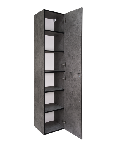 ROCK - 35 Пенал Brevita правый подвесной темно-серый (Чикаго) ЛДСП О