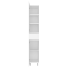 Алиса - 35 Пенал с 1 ящ. напольный белый левый