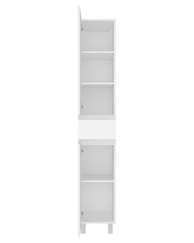 Алиса - 35 Пенал с 1 ящ. напольный белый левый