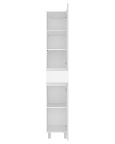 Алиса - 35 Пенал с 1 ящ. напольный белый правый