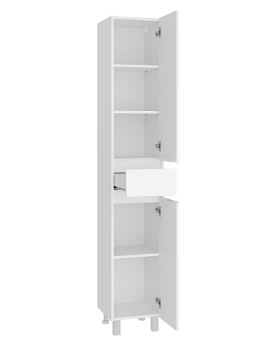 Алиса - 35 Пенал с 1 ящ. напольный белый правый