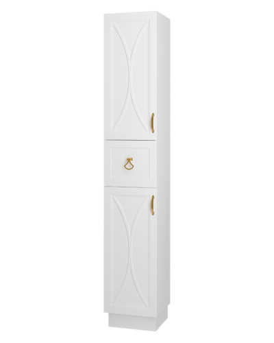 Амбра - 35 Пенал левый белый