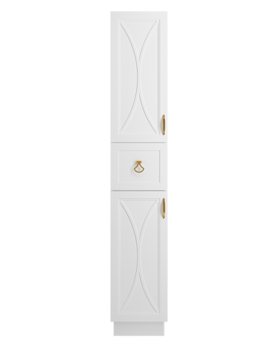 Амбра - 35 Пенал левый белый