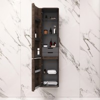 Шкаф пенал AM.PM Sensation 40 L M30CHL0406TF подвесной Табачный дуб