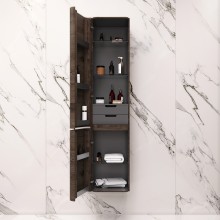 Шкаф пенал AM.PM Sensation 40 L M30CHL0406TF подвесной Табачный дуб