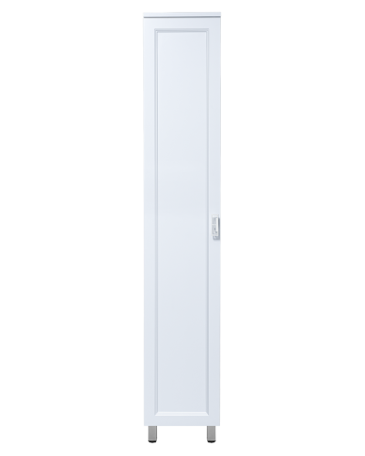 Дива - 35 Пенал напольный белый левый