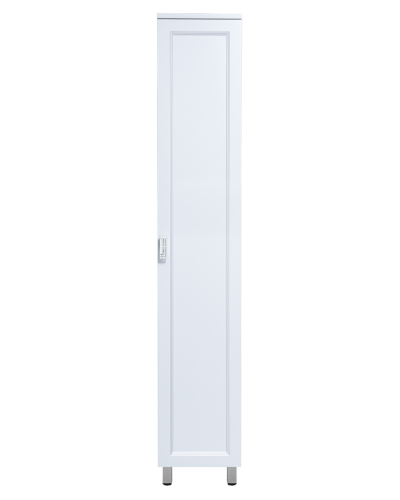 Дива - 35 Пенал напольный белый правый