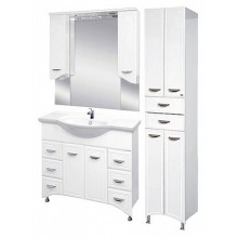 Дрея - 40 Пенал 2 ящ. белая эмаль