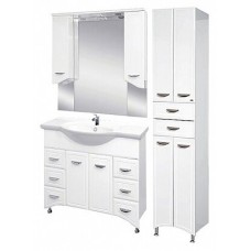 Дрея - 40 Пенал 2 ящ. белая эмаль