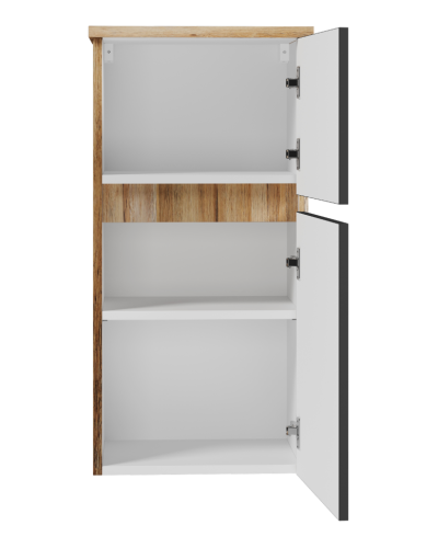 Ива - 40 Полупенал подвесной комбин. Графит пленка О