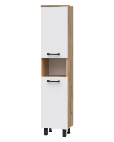 Крафт - 35 Пенал напольный универсал. 2 дв. с нишей О