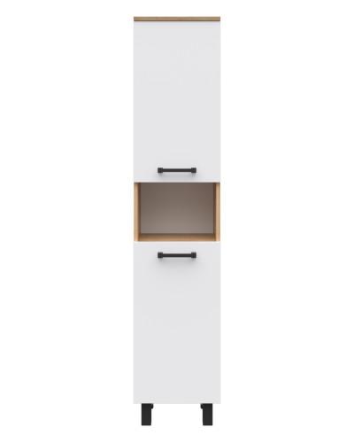 Крафт - 35 Пенал напольный универсал. 2 дв. с нишей О