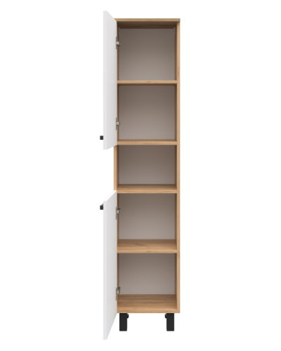 Крафт - 35 Пенал напольный универсал. 2 дв. с нишей О