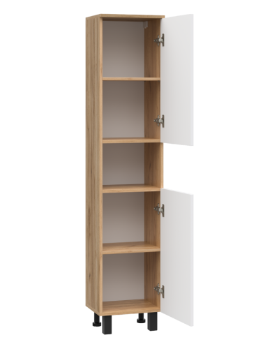 Крафт - 35 Пенал напольный универсал. 2 дв. с нишей О