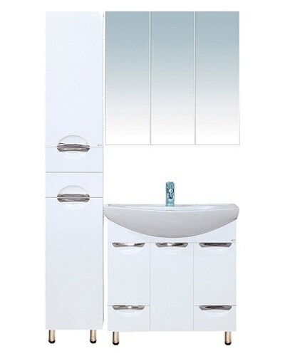 Лаванда - 35 Пенал левый белый