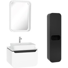 Шкаф пенал Creavit Pion Plus 40 PN2160.01.GR подвесной Серый