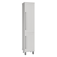 Марта - 35 Пенал белая эмаль (глянец) правый с Б/К