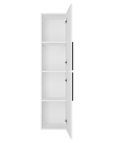 Ненси - 35 Пенал прямой подвесной универ. белая мат. эмаль О
