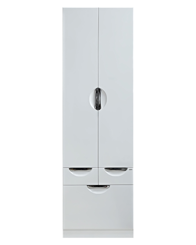 Орхидея - 60 Пенал белая эмаль / Б/К с 2 ящ.