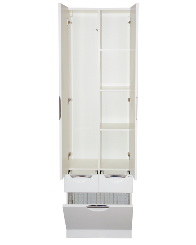 Орхидея - 60 Пенал белая эмаль / Б/К с 2 ящ.