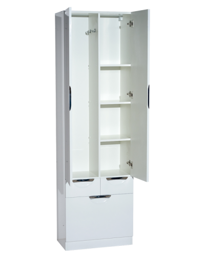 Орхидея - 60 Пенал белая эмаль / Б/К с 2 ящ.