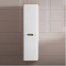 Шкаф пенал Vitra Sento 40 R 60842 подвесной с бельевой корзиной Белый матовый