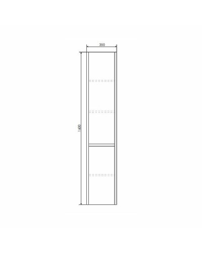 Шкаф пенал Comforty Тромсе 35 00004151266 подвесной Дуб сонома