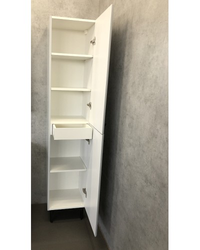 Шкаф пенал Comforty Сорренто 40 00-00000818 Светло серый