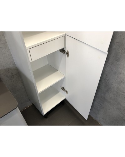 Шкаф пенал Comforty Сорренто 40 00-00000818 Светло серый