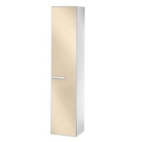 Пенал правосторонний с корзиной матовый кашемир/матовый кашемир стекло KEUCO Royal Universe 32731280002